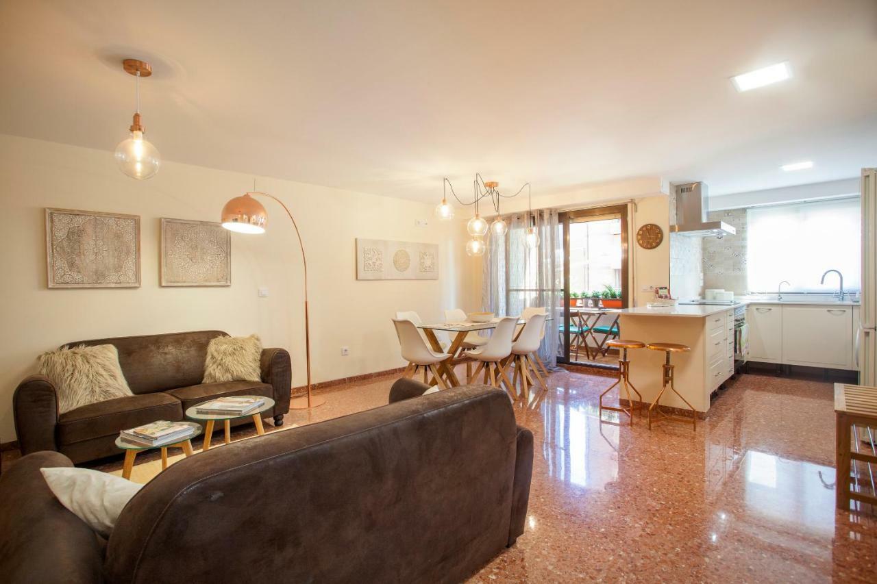 Jardines Del Turia - Espacioso Apartamento Valência Exterior foto
